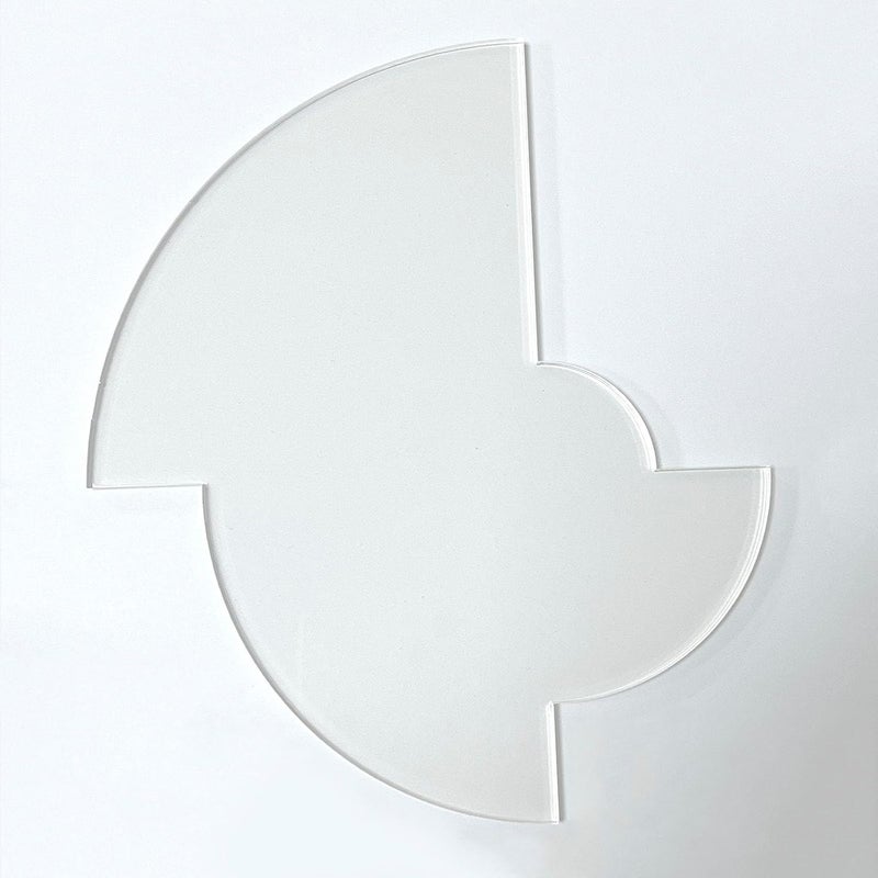 spansee Circle and Arcs Quilting Templates, Quilting Rulers, Sewing Templates for DIY Quilting Sewing Crafts, Quilting Supplies, Helps You Create Circles and Arcs in Four Sizes - Image 1